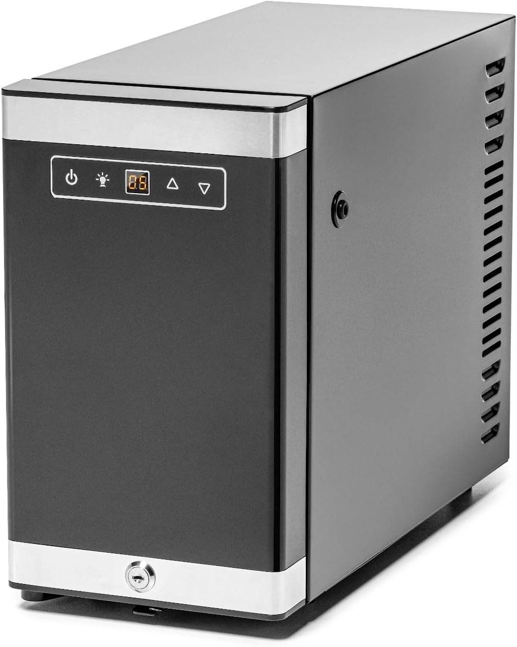 Forgast CC712 Réfrigérateur, pour machine à café, fraîcheur du lait, grande capacité, design compact, pour cafés