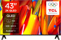 Téléviseur TCL 43V5C, TV QLED Direct LED Smart Full HD 43' avec Android TV & HDR, éclairage LED