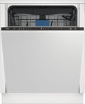 Lave-vaisselle Beko BDIN37530, acier inoxydable, éclairage LED, 60 cm, 44 dB, 65 °C, 40 °C, 50 °C, 70 °C, 15 couverts, 6 programmes, 2 paniers