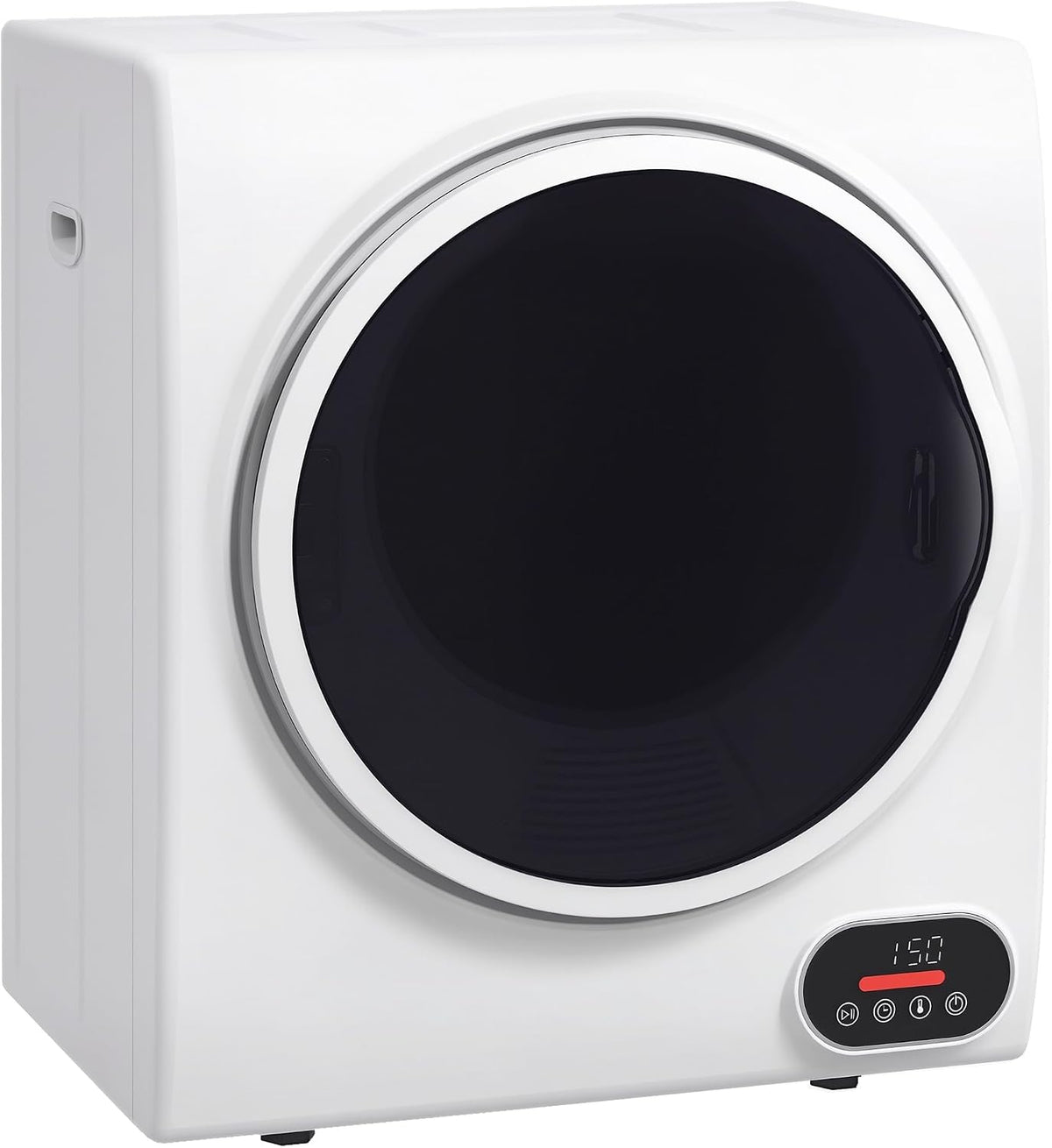 HOMCOM Sèche-linge, 850W, acier inoxydable, portable