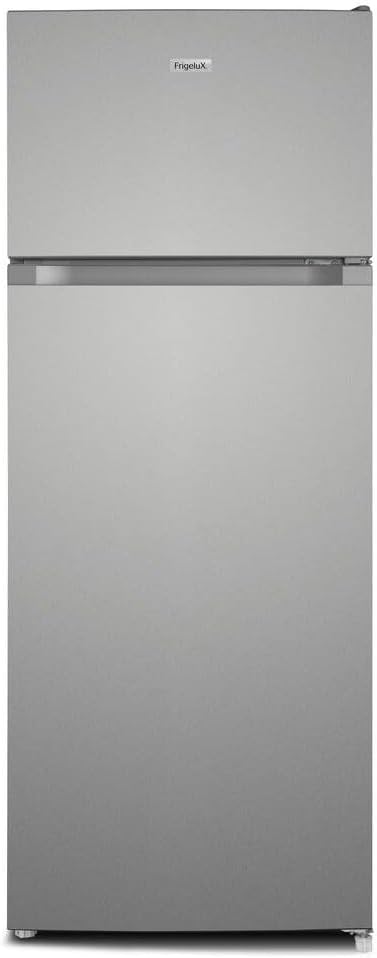 FrigeluX RDP216XE Réfrigérateur, 54 × 55, 1 × 142, 8 cm, éclairage LED, acier inoxydable, 211 L, 170 L, 41 L, 41 dB, 211L, verre