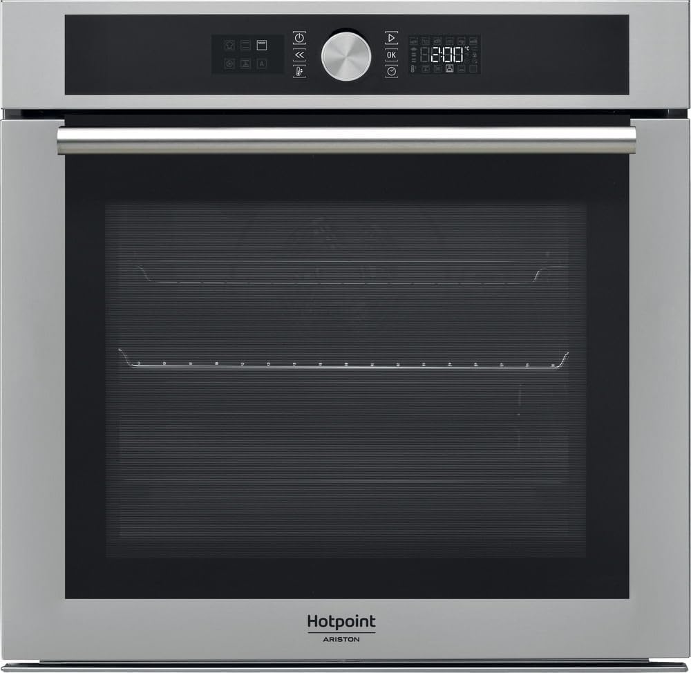 Hotpoint Four encastrable, acier inoxydable, 1 L, 71 L, 3650 W, 2450 W, 2000 W, FI4854PIXHA, 15 fonctions, 40W, 9 fonction, 6 fonctions, verre