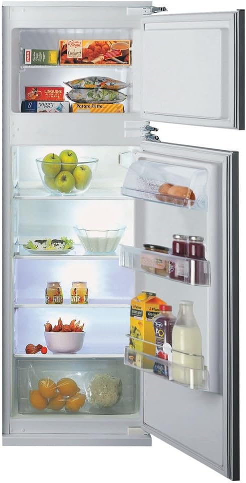 Hotpoint Réfrigérateur, 218 L, éclairage LED, verre, 36 dB, 178 L, 10°C, 43 °C, 2 portes, 1 Fonction, 3 porte, 218 litres, encastrable, Statique