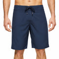 Short de bain homme L bleu marine en tissu synthétique à cordon style surf