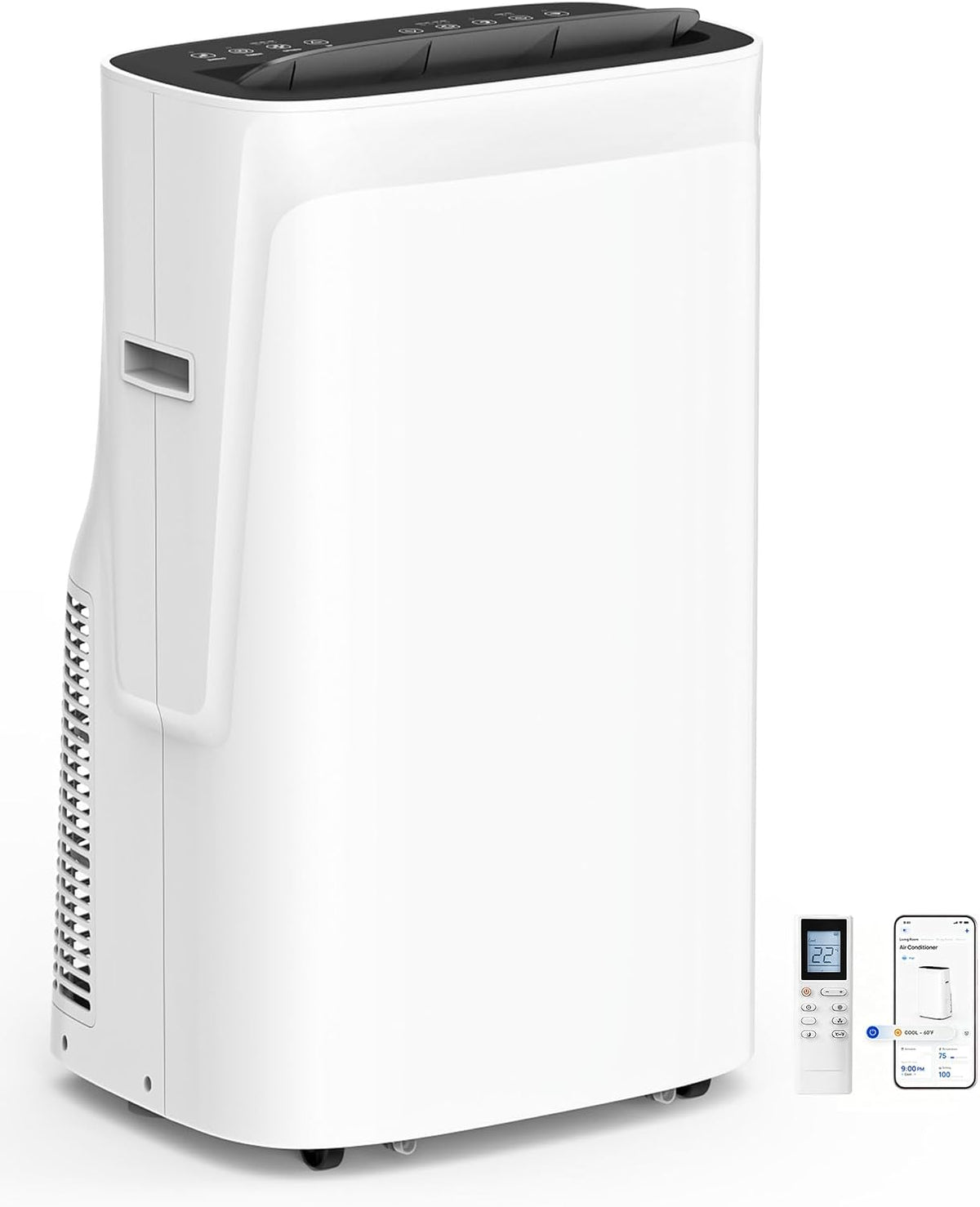 Line Blaster Climatiseur portable, 18000 BTU, éclairage LED, 400m3/h, 42dB, réglable, moteur Inverter, commande tactile, pose libre