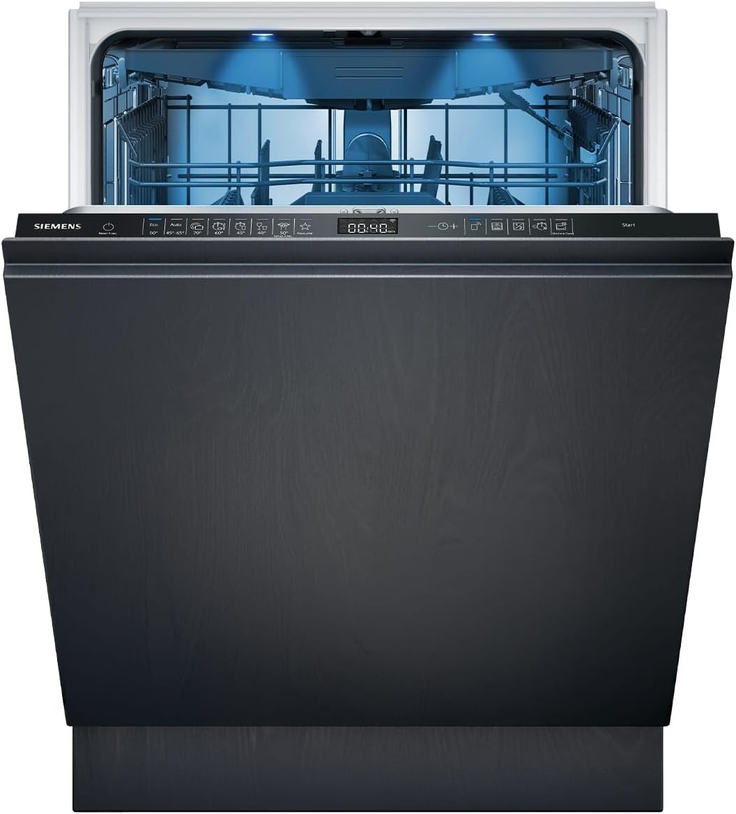 SIEMENS SN95EX12CE Lave-vaisselle, 42 dB, télécommande, verre, 41 dB, 60 cm, 60cm, 42db, 14 Couverts, réglable, encastrable