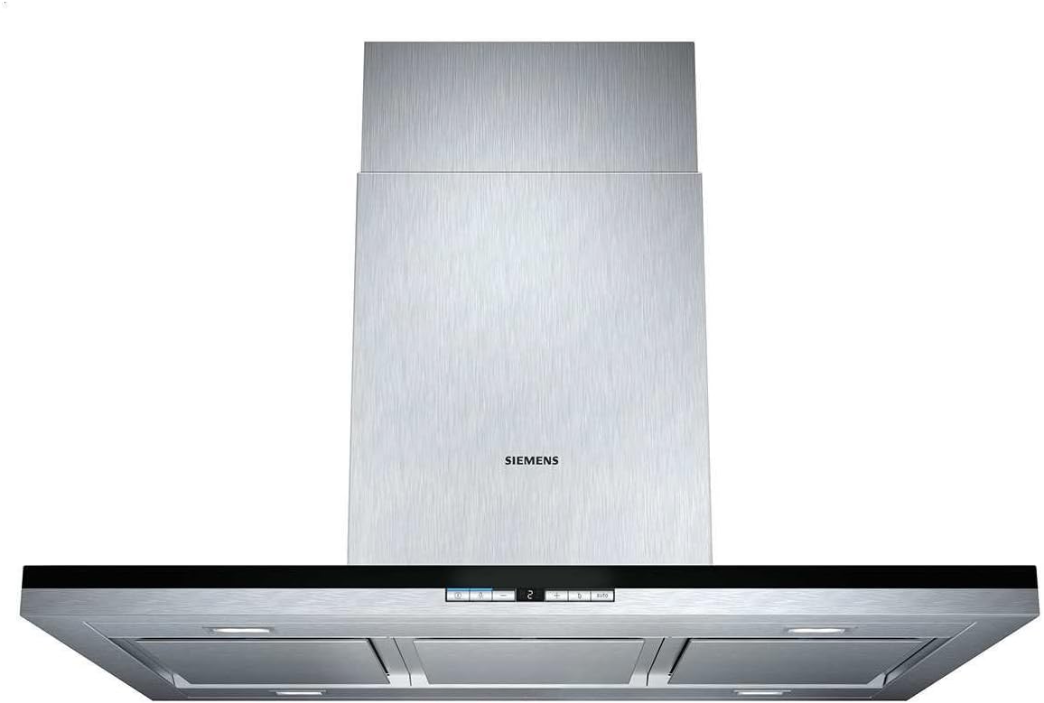Hotte aspirante SIEMENS LF91BB552, éclairage LED, 90 cm, acier inoxydable, 63 dB, 45 mm, 3 W, 49 dB, 68 dB, 54 dB, 3 niveaux, 2 niveaux