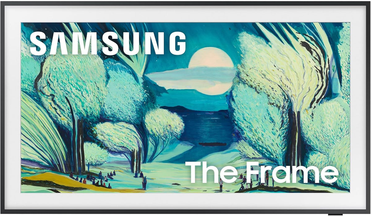 Samsung Téléviseur, Wi-Fi, 55 pouces, mode Art, LS03F Gen2, 144Hz, Modèle 2025, NQ4 AI Gen2 processeur, QLED, support mural fin, cadre moderne