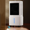 LIPJIA Climatiseur portable, Refroidisseur d'air par évaporation avec réservoir de 25 L, 40 dB, Oscillation à 90°, minuterie 12 h, pliable