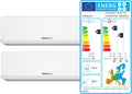 Climatiseur split DIGIQUEST CLIMA00066, télécommande, 9000 BTU, 12 000 BTU, 18 000 BTU, Wi-Fi, réglable, moteur Inverter, minuterie