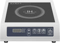 Plaque de cuisson KigerNee, acier inoxydable, éclairage LED, 3500 W, 11 niveaux, 9, 06 pouces, 11 niveaux de puissance, 300 °C, affichage LED, verre