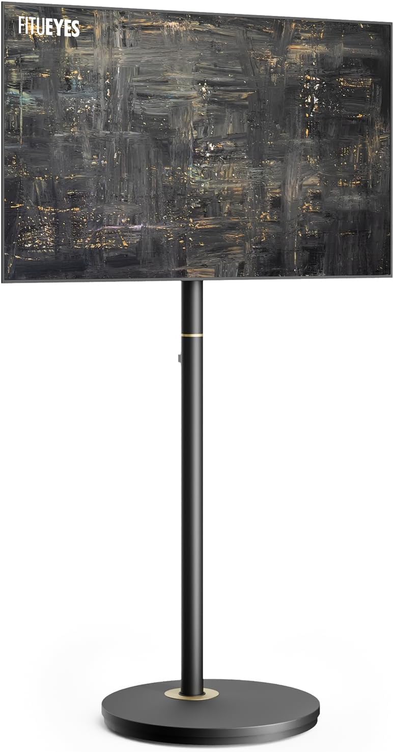 Support TV sur pied, 200 × 200 mm, réglable, FITUEYES, 48 Pouces, 20 kg, 20kg, portable