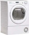 Sèche-linge, 60 cm, CANDY, 10 Kg, 66 dB, CSEH10A1LE-47, 15 programmes, Blanc, pompe à chaleur, Smart