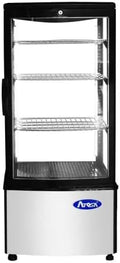 Atosa Réfrigérateur de présentation, 429 mm, éclairage LED, acier inoxydable, 820 mm, 980 mm, 1060 mm, 1140 mm, 220V, 50 Hz, 25°C