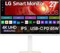 Moniteur PC, 27U730SA-W HDR10, télécommande, LG, 27 pouces, 27U730SA-W 27 pouces Smart 4K UHD, télécommande commande, USB Type-C PD 65W