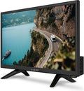 KIANO DVB-T2 Téléviseur, 12 V, USB, 230 V, 5 W, 48, 3 cm, 12 V/230 V, Compact et Léger, 12V, 230V, DVB-T2/S2/C, portable, HDMI, VGA, Noire