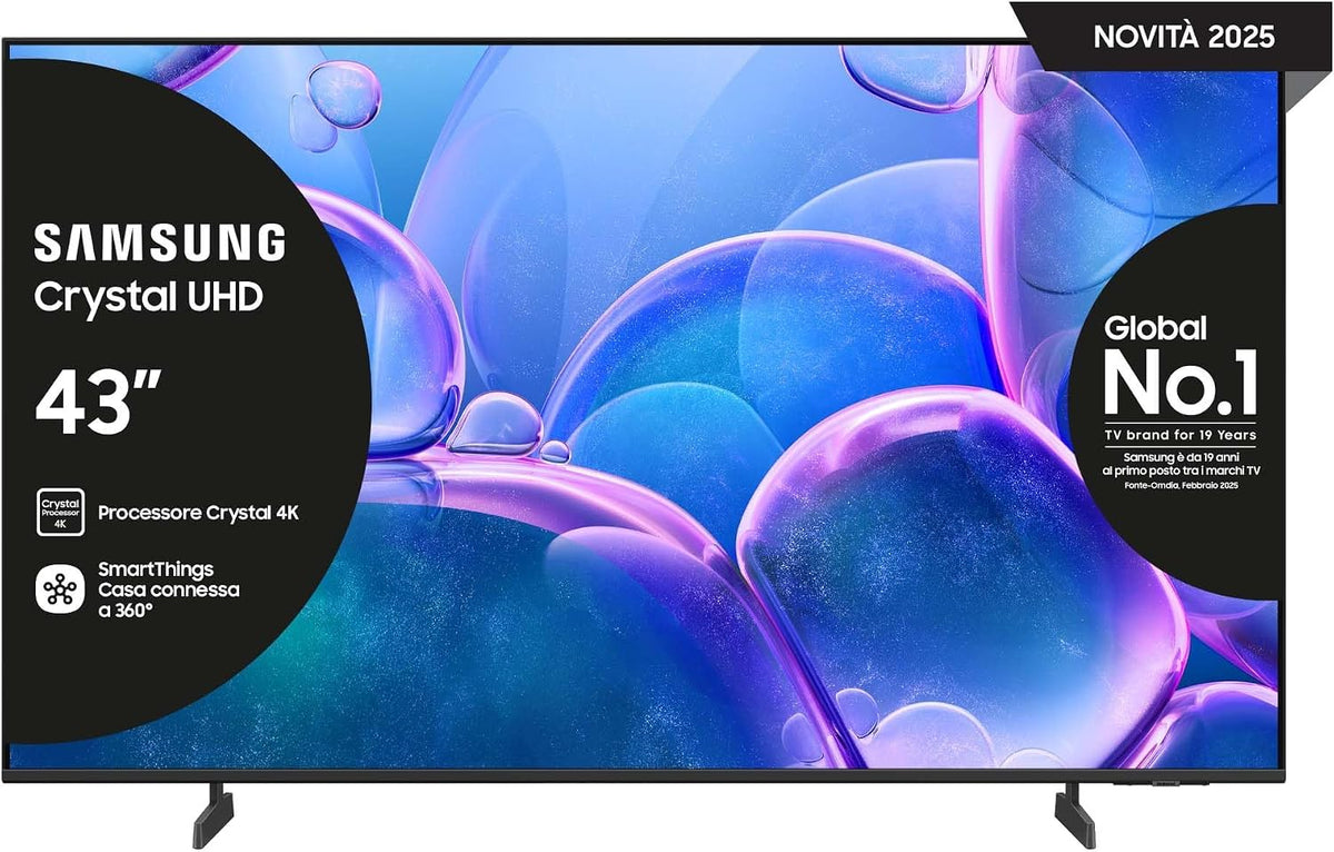 Samsung 43U7000F Téléviseur, 43 Pouces, Couleurs Incroyables avec processeur 4K, Écoutez Tous Les Haut-parleurs avec Q-Symphony, Tizen