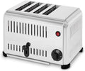 Grille-pain, acier inoxydable, 10 × 10 cm, vertes, 1, 5 cm, Éléments Chauffants du Plateau Séparés, 2300W, 230V, Minuterie jusqu'à 5 Minutes