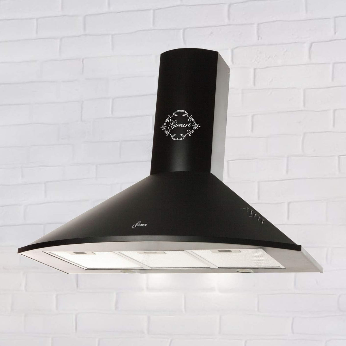 Hotte aspirante Gurari 1000m3 1000m3, éclairage LED, 90 cm, 3 vitesses, 150 mm, 120 mm, 90 mode, 1000m3/h, 1000 m3/h, 90l
