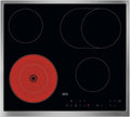AEG TN64RA06XB Plaque de cuisson, 60 cm, 14 niveaux, régulation précise de la chaleur sur 14 niveaux, 4 zones, 4 zones de cuisson, superposées