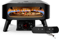 Four à pizza, acier inoxydable, éclairage LED, 5 cm, cozze, 34 cm, 34, 5 cm, 8 cm, 600°C, 6, 0 kW, 6 kW, Cuisson en 2 minutes