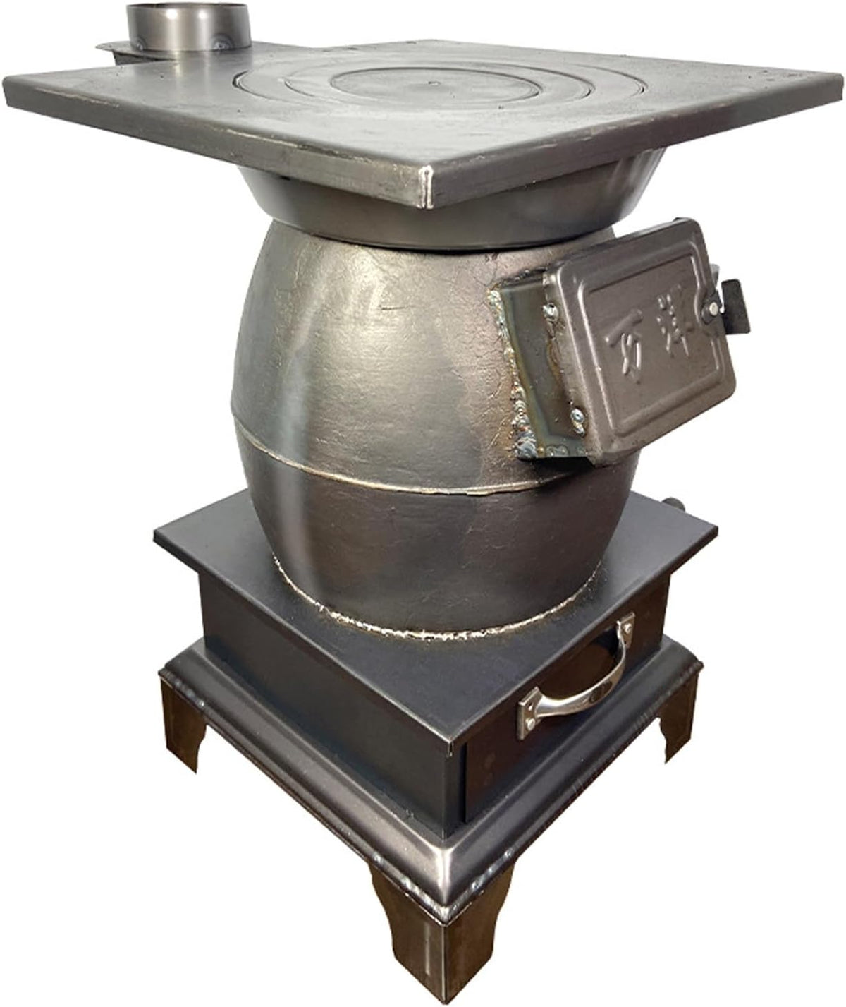 Appareil de chauffage extérieur, Poêle à bois pour chauffage domestique, Poêles à granulés d'intérieur avec tiroir pour recueillir les cendres