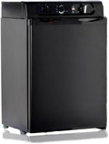Techomey Mini réfrigérateur, 12V, réglable, Frigo Gaz Camping car, 220V, 60L, 46 × 48 × 66, 5cm, 10 °C, 40L, 100L, Noir, portable