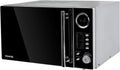 Four micro-ondes, acier inoxydable, 10 modes, H.Koenig, 25 L, 27 cm, 900 W, 1000 W, 6 niveaux, 10 modes de cuisson, VIO9 30min, 25L, 1000W, 27cm