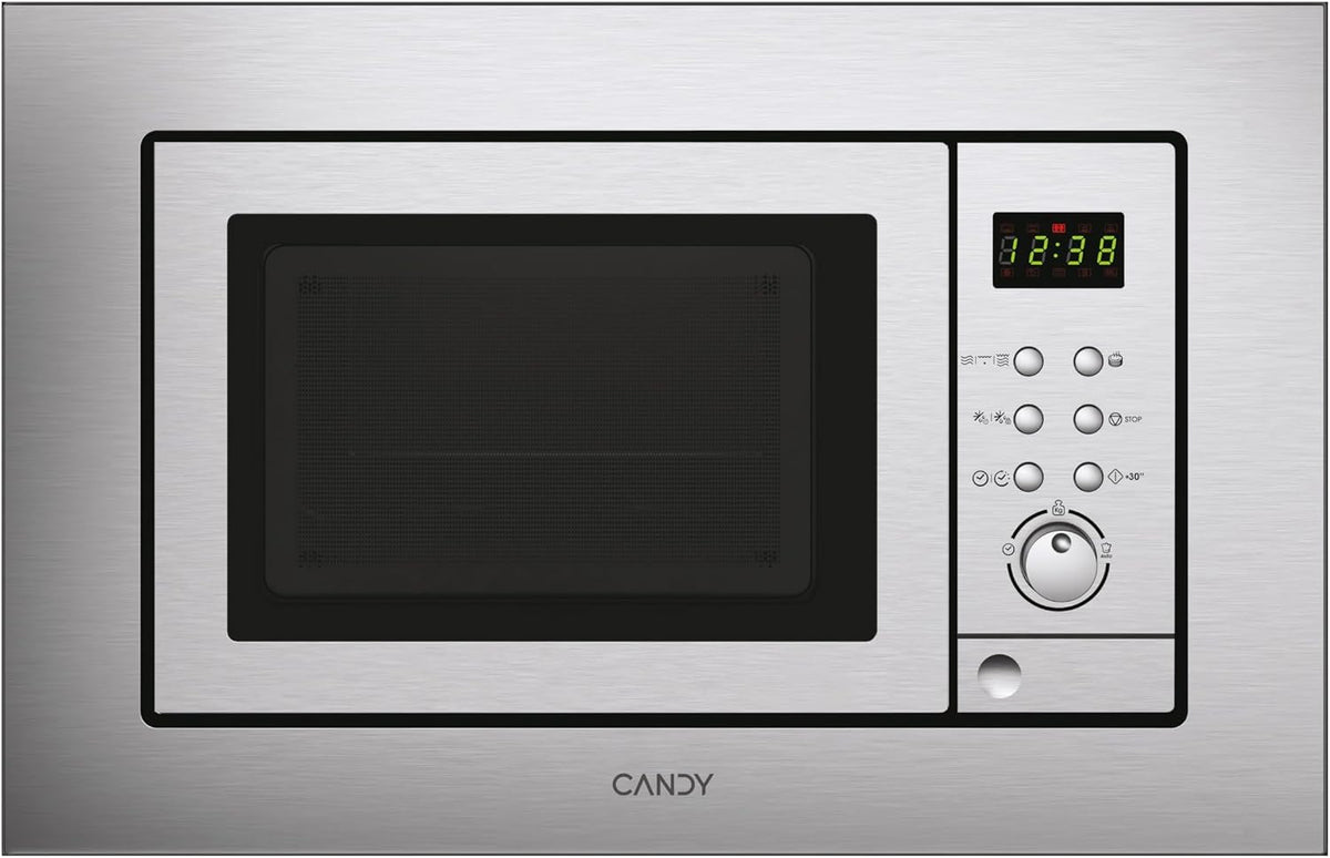CANDY Gril, 1000 W, acier inoxydable, 24, 5 cm, 800 W, 800W, 20L, 645 Fonctions, 8 Fonction, encastrable