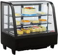 MBH - MAQUINARIA BAR HOSTELERÍA Réfrigérateur, 682 × 450 × 675 mm, éclairage LED, verre, 200 W, 240V, 2 étagères, réglable
