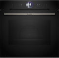 Bosch Four encastrable, 60 cm, verre, 21 modes, largeur 60 cm, HSG7364B1, 30 °C, 250 °C, 71 litres, Noir, arrêt automatique
