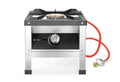 HENDI Cuisinière, Réchaud à Gaz Professionnel Hokker pour Utilisation en Intérieur, 6, 0kW, avec Thermocouple et Allumage Électronique