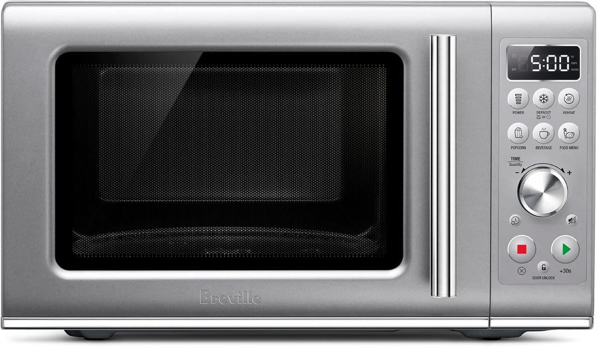 Four micro-ondes, BMO650SIL, Breville, 25L, sécurité enfants, Argenté