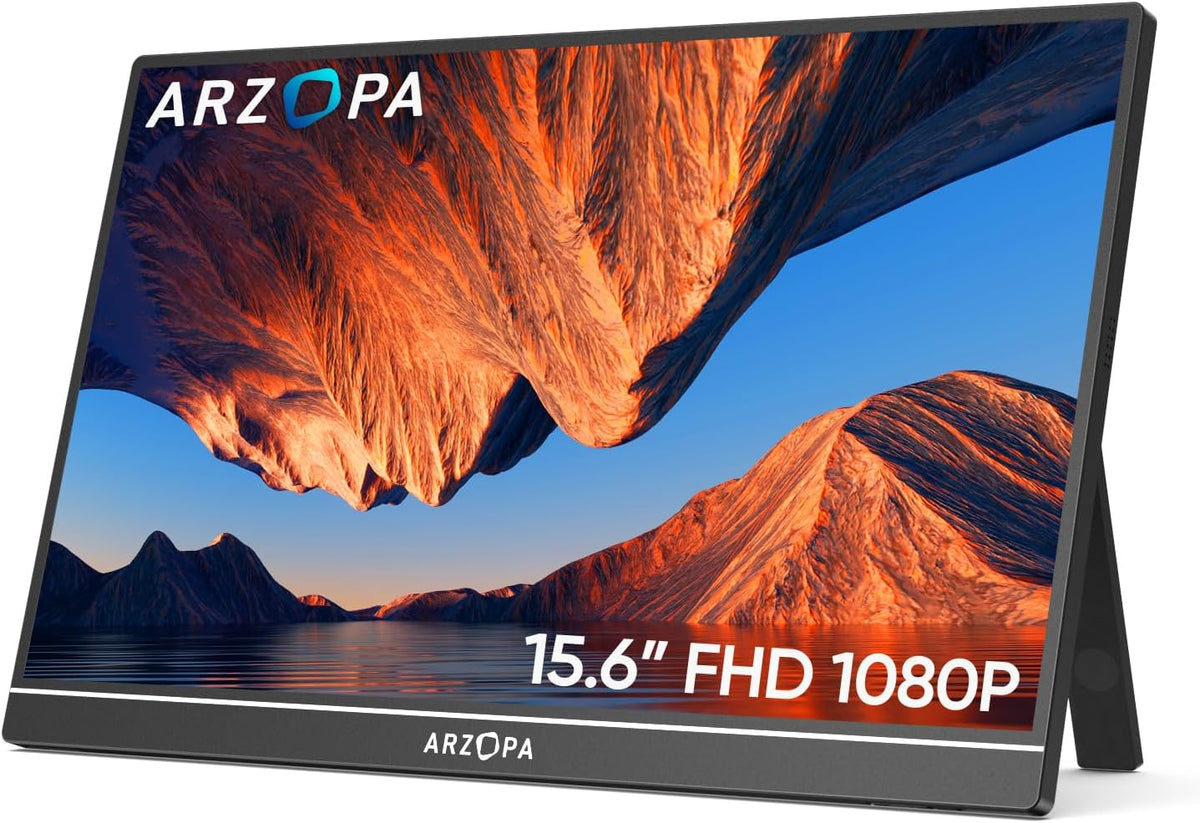Écran PC, 15, 6 pouces, Connectivité USB C et HDMI, ARZOPA, 0, 2 pouce, 0, 35 pouce, portable, Full HD