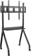 YCKJNB Support TV, 4K UHD, réglable, Hauteur Réglable, portable, Charge Max Haute Résistance