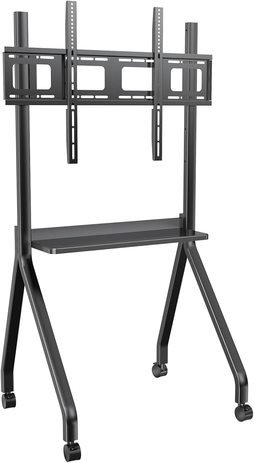 YCKJNB Support TV, 4K UHD, réglable, Hauteur Réglable, portable, Charge Max Haute Résistance