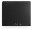 GoodHome Plaque de cuisson, 59 × 52 × 6 cm, verre, 60 cm, 4 foyers, minuterie