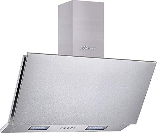 Kaiser 1250m3 Hotte aspirante, 150 mm, éclairage LED, acier inoxydable, 90 cm, 3 vitesses, 3 niveaux, 1250 m3/h, commande tactile, minuterie