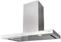 Roblin Hotte aspirante, 90 cm, éclairage LED, acier inoxydable, 3 vitesses, 53 Niveau, 48 Niveau, 65 Niveau, largeur 90 cm, 720m3/h