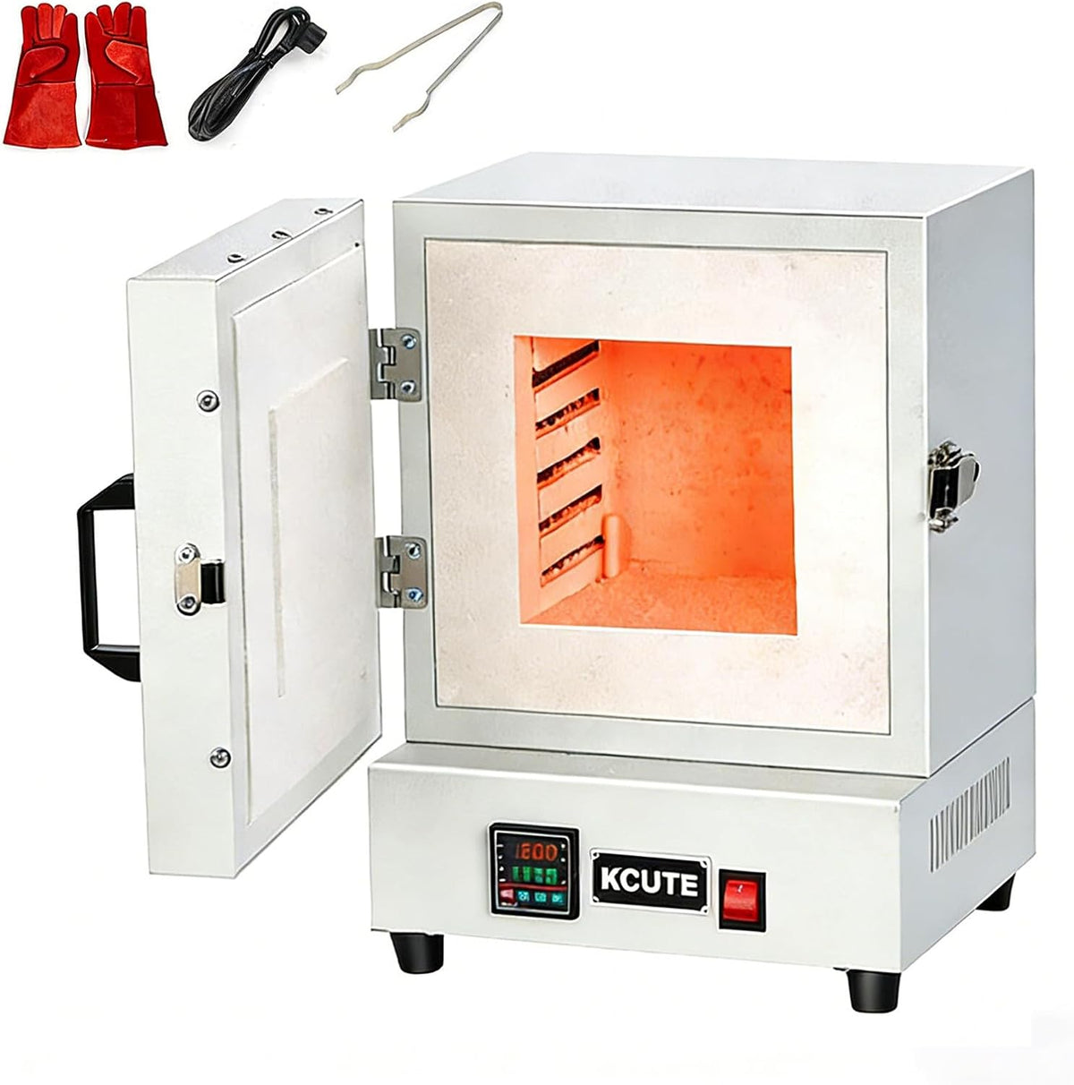 WDDEYYDS Four, 2000W, avec Gants Et Pinces Résistants à La Chaleur, 1150°C