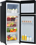Réfrigérateur WEALTHOUSE, réglable, 28 L, verre, 64 L, 7 Niveaux, 27 °C, 13 °C, Appareil de réfrigération vertical avec fonction congélation séparée