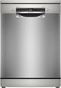 Bosch SMS4EMI06E Lave-vaisselle, 60 cm, réglable, acier inoxydable, 5 cm, 9 l, 42 dB, 41 dB, 3 niveaux, 50°C, 65°C, 70°C, pose libre