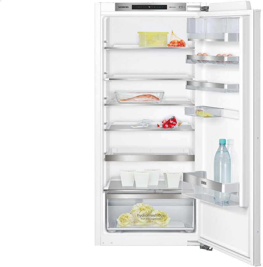 Réfrigérateur SIEMENS KI41RAD30, verre, éclairage LED, 211 l, 122.5 cm, 56 cm, 55 cm, 1 porte, 33dB, réglable, encastrable