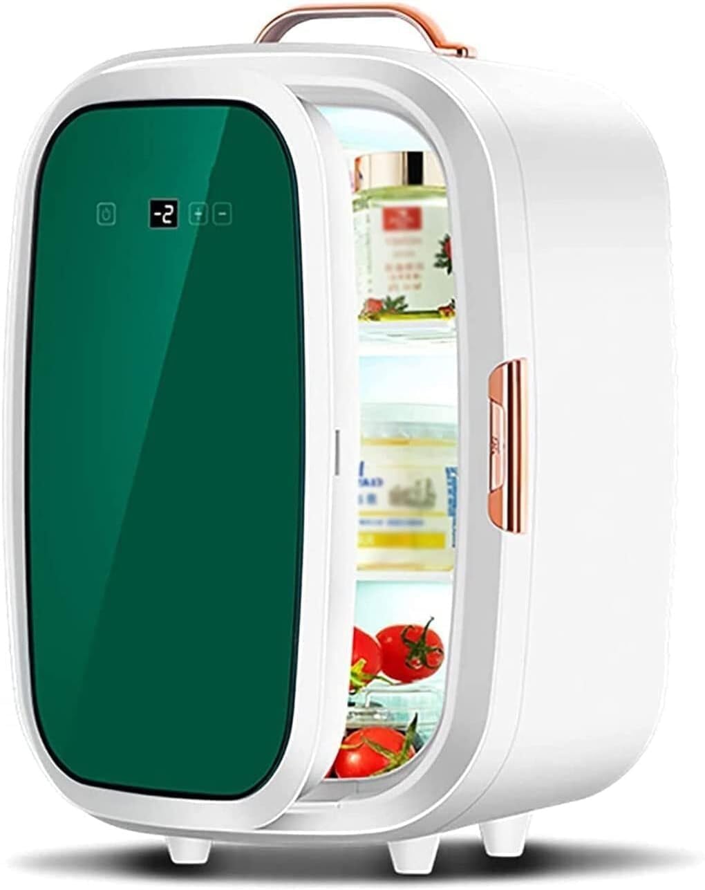 Mini réfrigérateur JvFbjLF, 25 dB, adapté à la Voiture et à la Maison, 20 L, 18 °C, 60 °C, Refroidisseur Compact et Plus Chaud