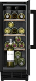 SIEMENS Cave à vin, éclairage LED, verre, 818 × 298 × 567 mm, 900 × 340 × 680 mm, 750 ml, 38 dB, 820 mm, 300 mm, 550 mm, KU20WVHF0, Noir