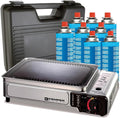 Kemper Plancha, 34 × 25 cm, acier inoxydable, 2300 W, 2300W, portable