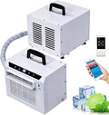 JIADUOFU Climatiseur portable, 360 W, télécommande, 3000 BTU, Mini-climatiseur Split 360 W, 3000BTU, 130 m3/h, Wi-Fi, commande tactile