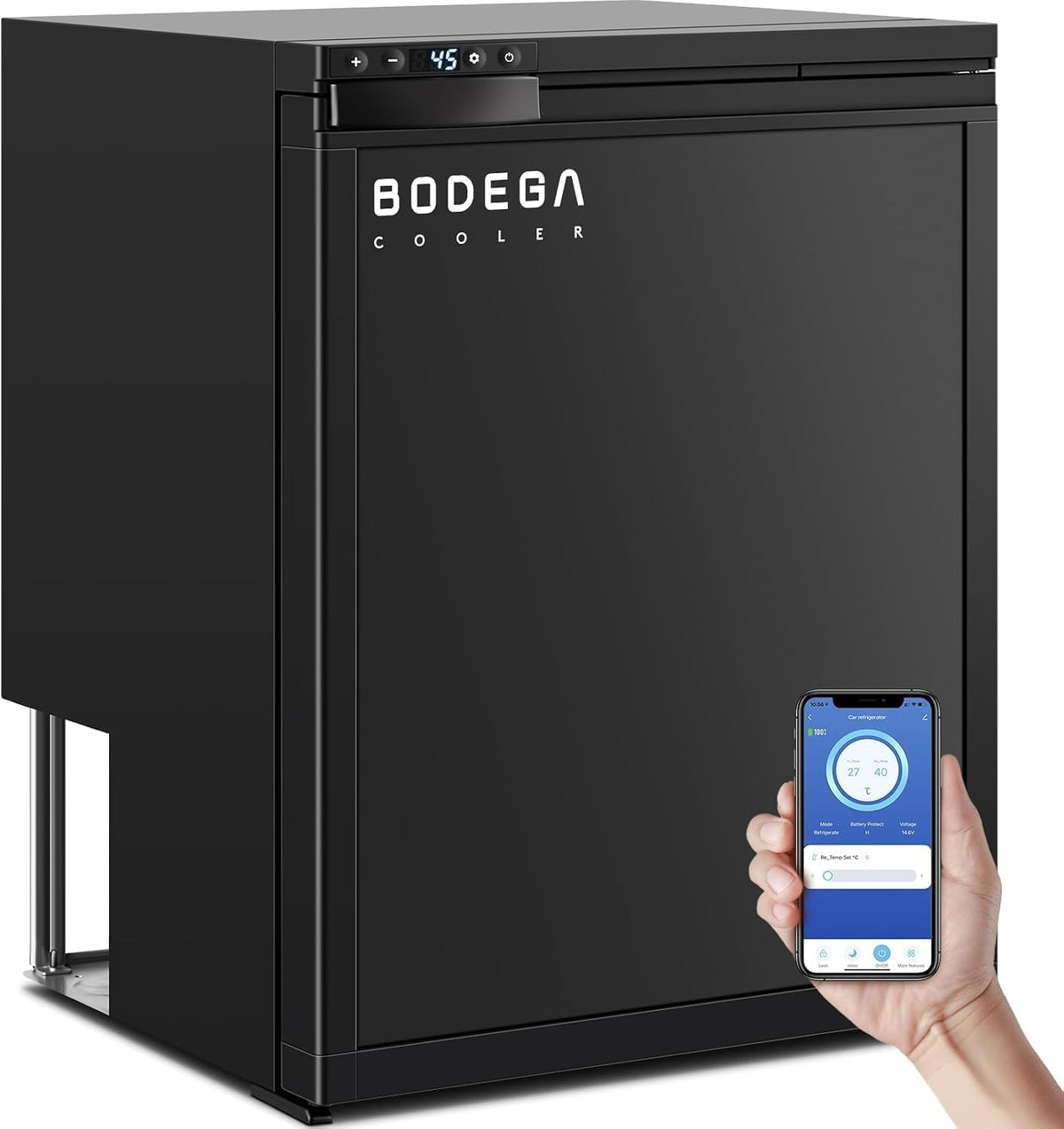 BODEGA Réfrigérateur, 12 V, 49.2L, 15.8L, 45dB, portable