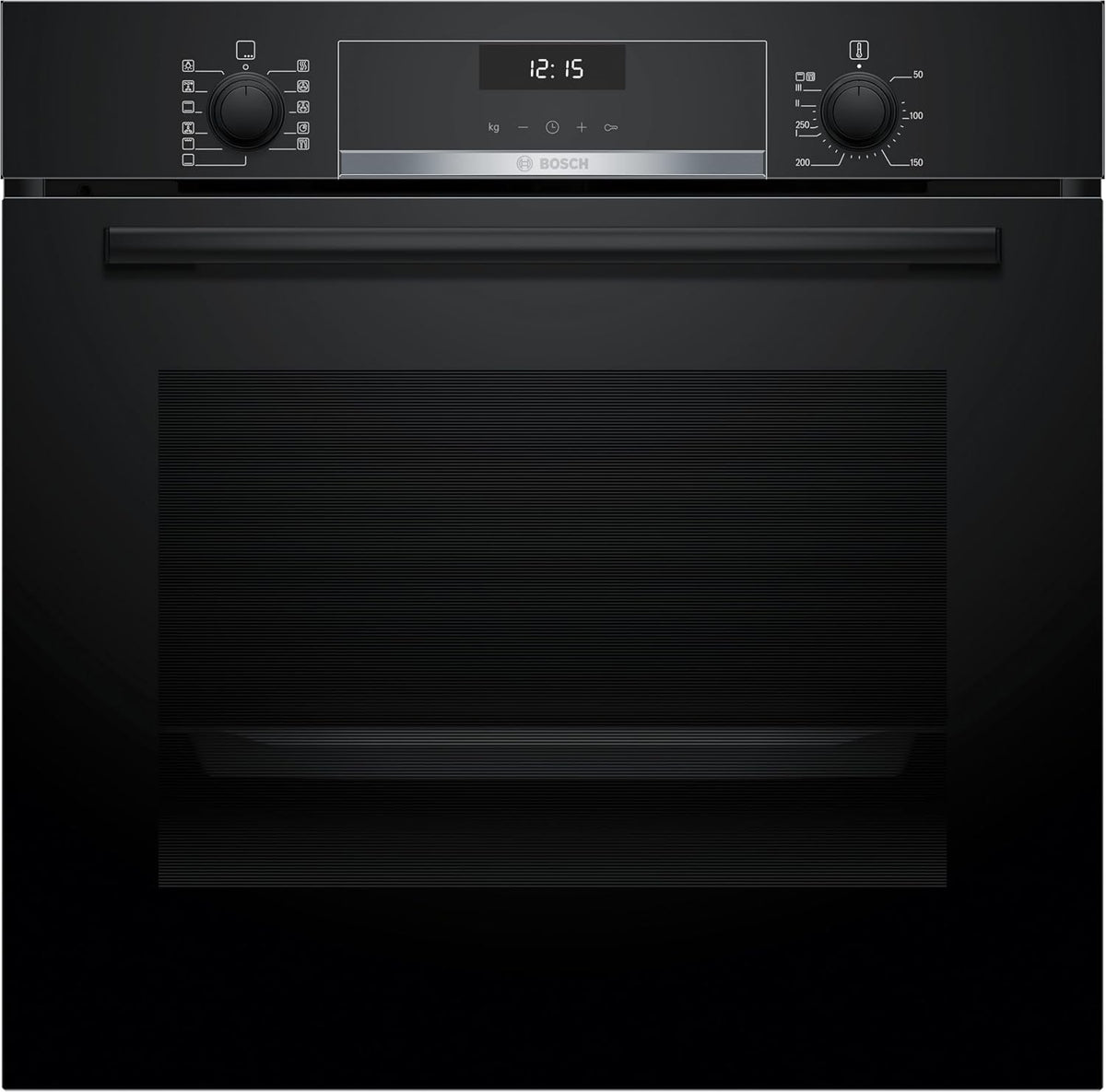 Four encastrable, 60 × 60 cm, assistance de nettoyage avec vapeur d'eau, air chaud 3D pour une chaleur uniforme sur 3 niveaux, Bosch