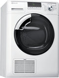 Sèche-linge Bauknecht, 8 kg, 3 niveaux, pompe à chaleur, minuterie, réservoir d'eau